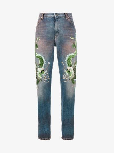 pantaloncino gucci con drago|gucci denim jeans.